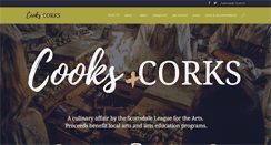 Desktop Screenshot of cooksandcorks.org